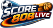 Logo score808live platform hiburan olahraga Indonesia